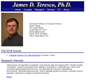 Tablet Screenshot of j.teresco.org